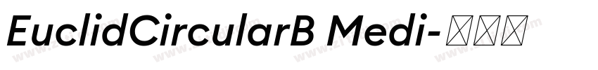 EuclidCircularB Medi字体转换